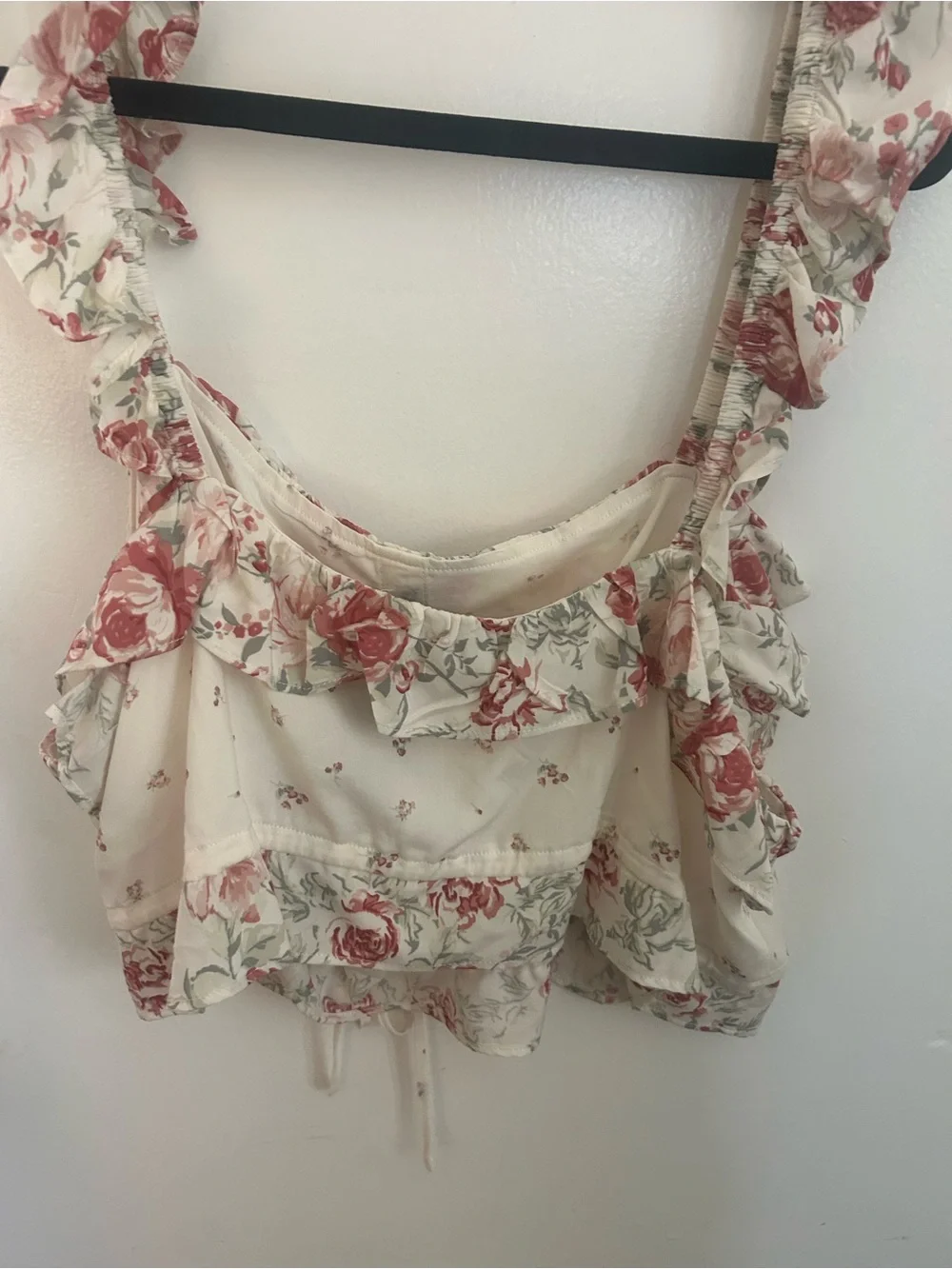 Torrid Challis Ruffle Mini Skirt Set size 1 NWT